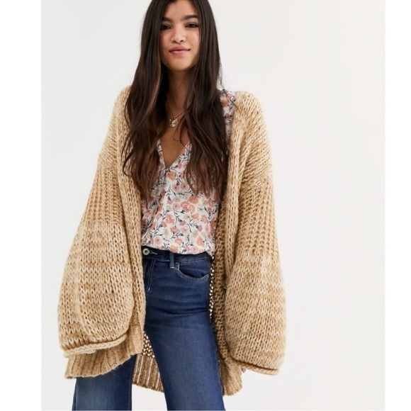 Free People Sweaters - Free People Home Town Balloon Sleeve Cardigan XS